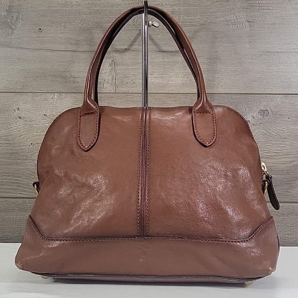 Frye Leather Top Handle Bag - Brown Handle Bags, Handbags  Frye Brown Leather Top-Handle Satchel Handbag